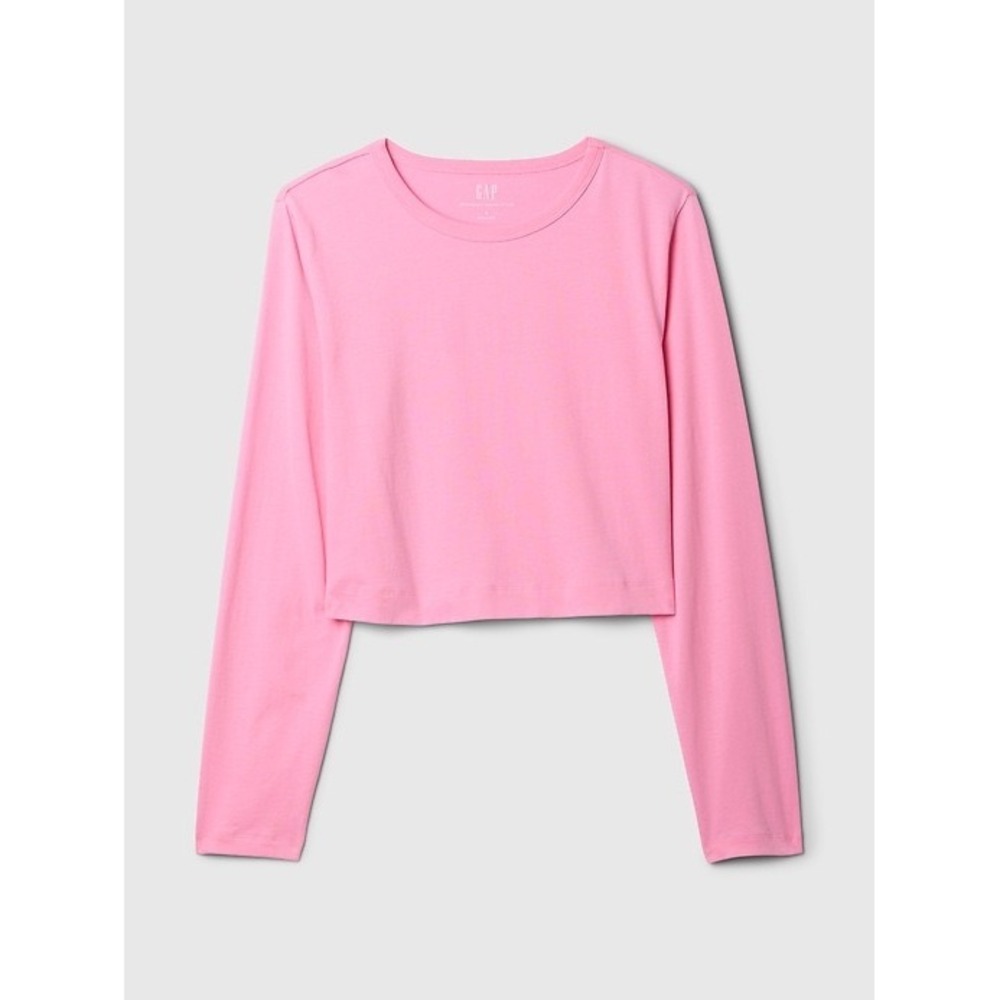 Gap Organic Cotton VintageSoft Crop T-Shirt Size Small